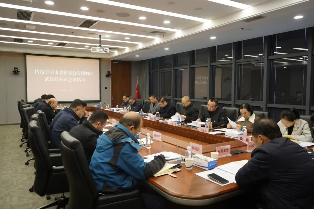 车谷城发召开党委会 传达贯彻落实市委常委会专题调研武汉经开区及区党工委（扩大）会会议精神
